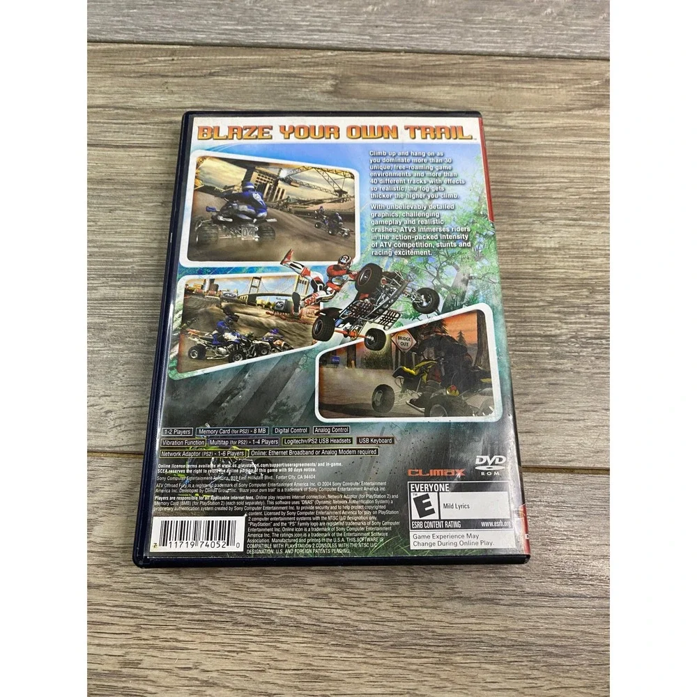 ATV Offroad Fury 3 PlayStation 2 PS2 Greatest Hits‎ Racing Game Sony 2004 NTSC